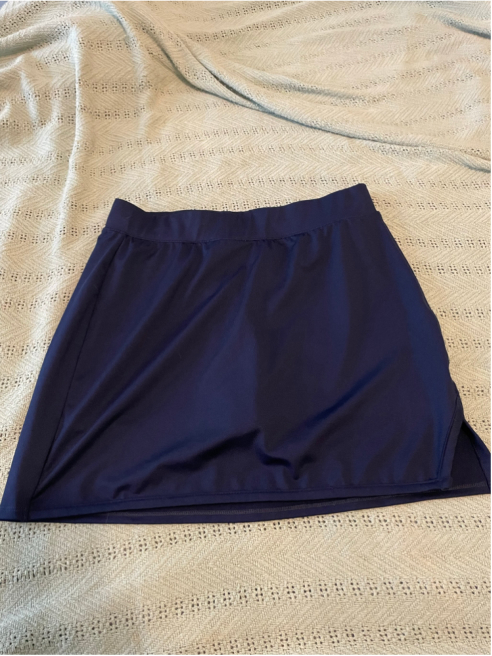 Women's Crown & Ivy Navy Athletic Skort Size M coastal chic prep